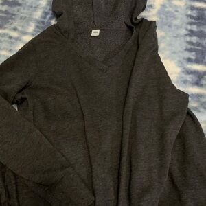Old Navy Charcoal Hoodie Sweatshirt
